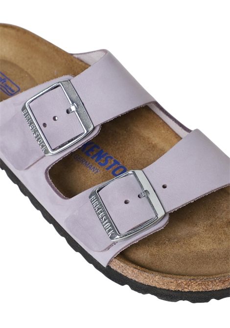 BIRKENSTOCK ARIZONA SFB NUBUCK LEATHER BIRKENSTOCK | shoes | 1024241PURPLE FOG